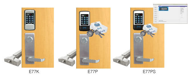E75 Standalone Electronic Rim Mount Exit Device Locksets