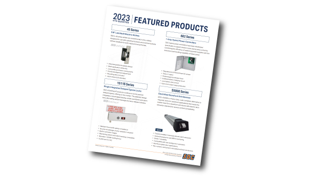 Don't Miss our 4th Quarter Featured Products