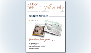 Award-Winning Access Control in Long Term Care