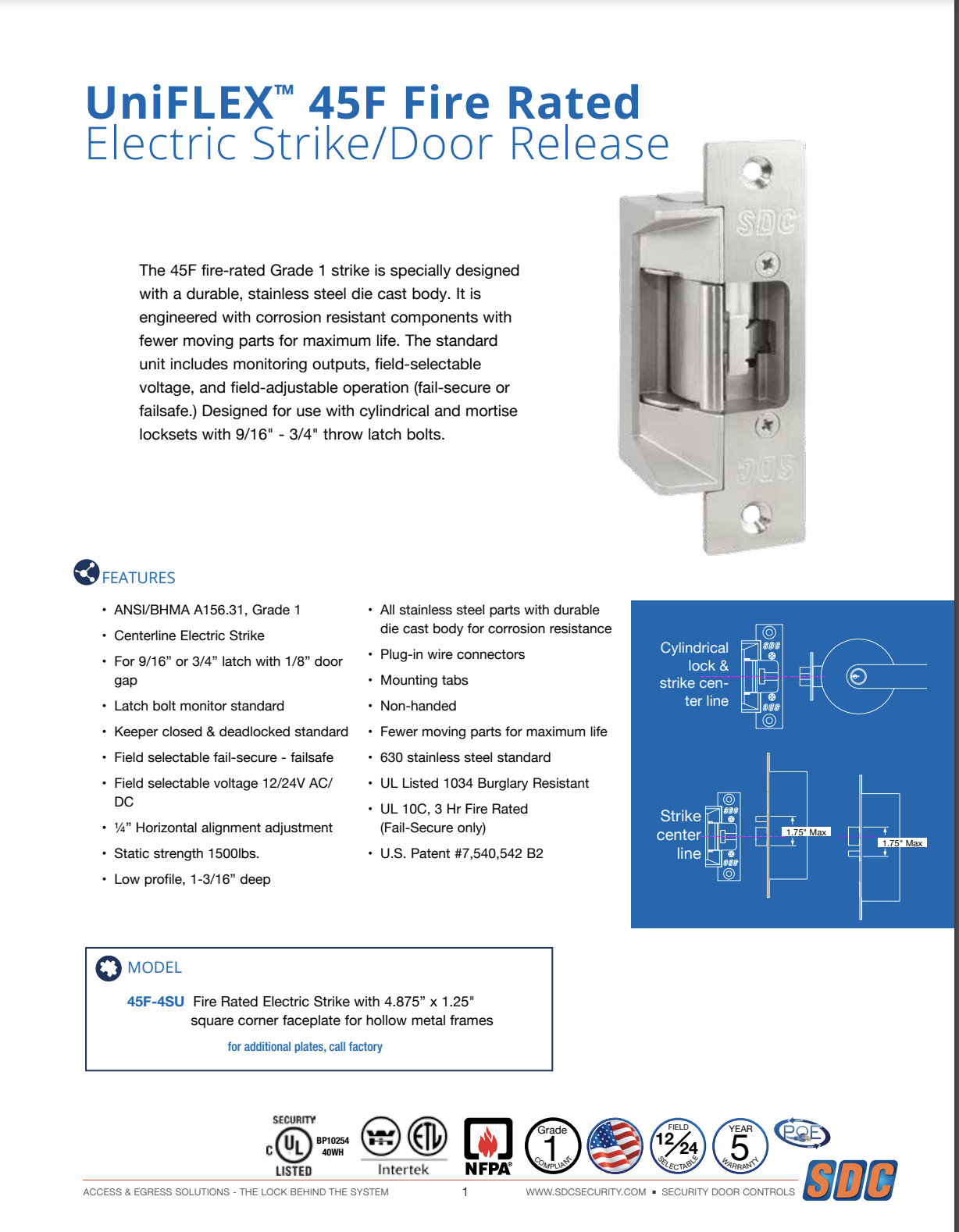 45F Datasheet