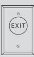 430 Exit Switch: 1 1/2 inch mushroom push button with 'EXIT' text.