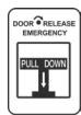 Diagram of Series 492: Emergency Pull Station with a pull-down lever.