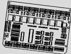 UR4-8 microprocessor-based door controller circuit board