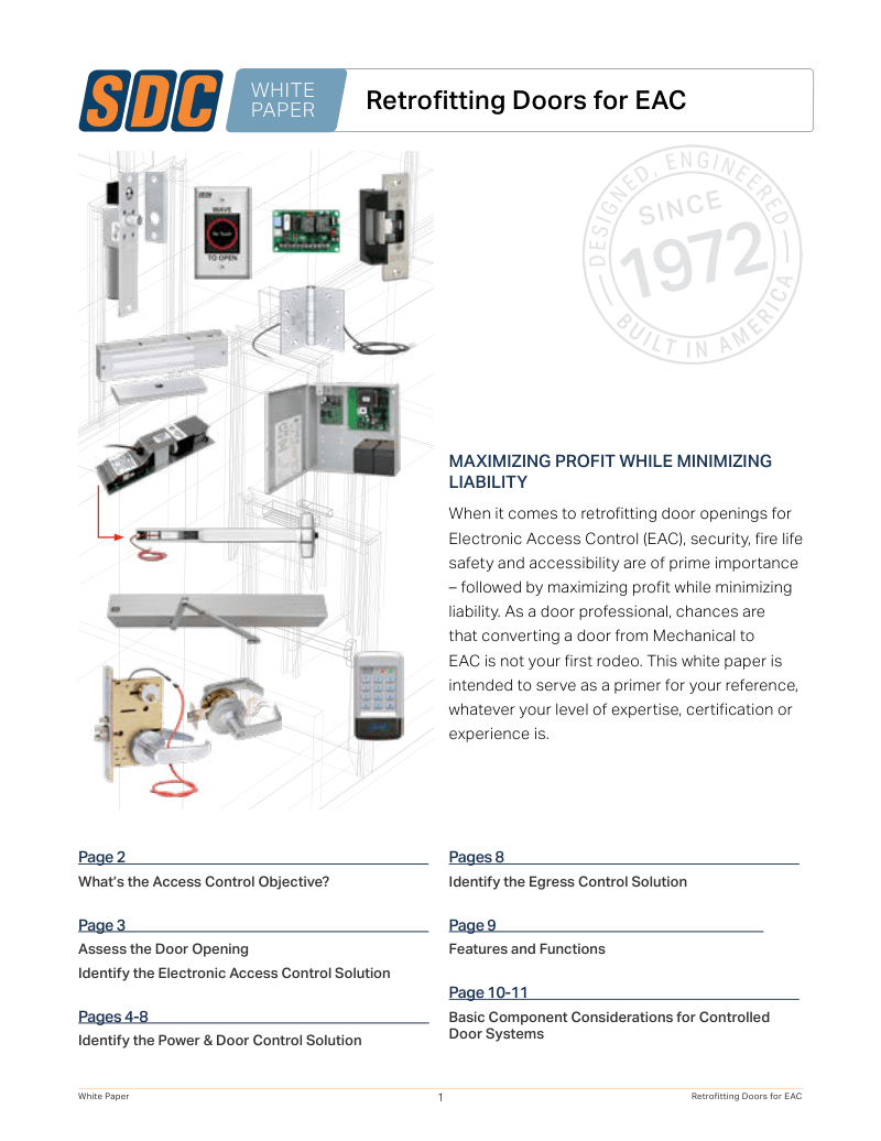 Retrofitting Doors for EAC white paper cover
