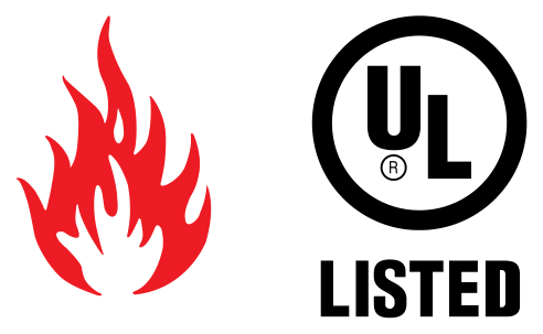UL 10C fire rating mark