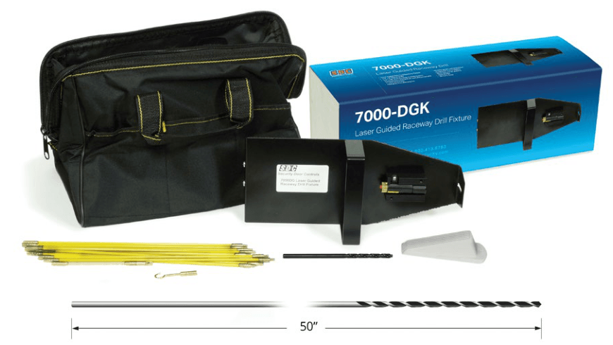 SDC 7000-DKG laser guided wire raceway drill fixture kit