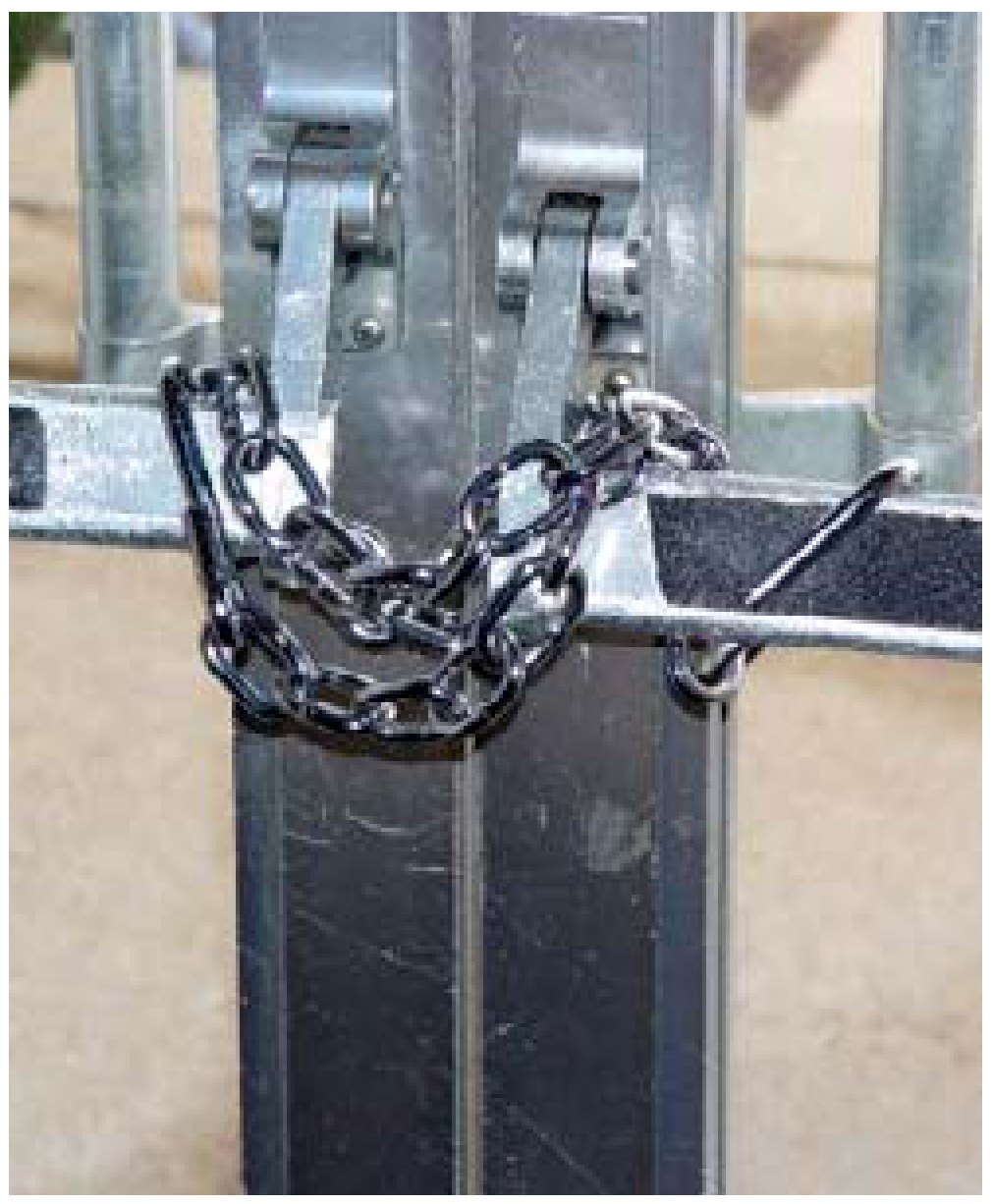 Illegally chained and padlocked exit device, the security gap that led to the 1981 NFPA 101 code change