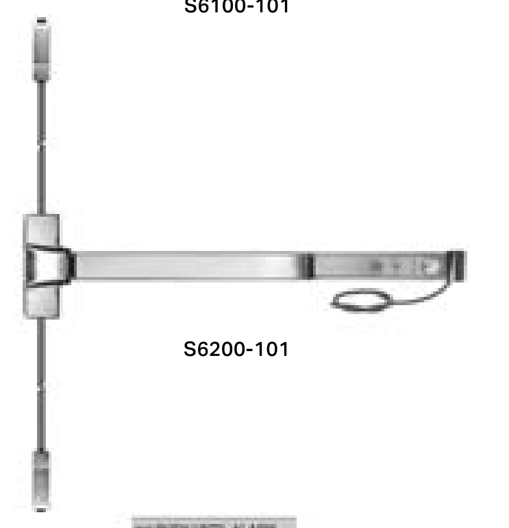 SDC S6200-101 integrated delayed egress exit device