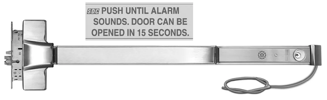 SDC S6300-101 Mortise delayed egress exit device