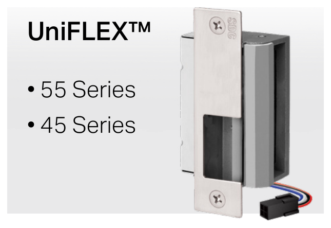 SDC UniFLEX 55 and 45 series electric strikes