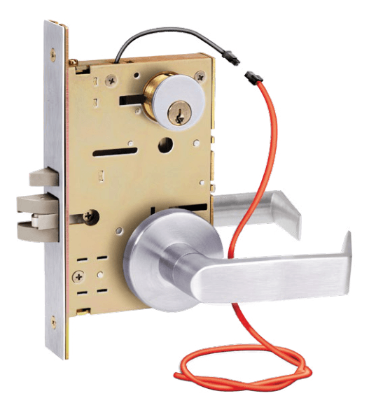 SDC Selectric 7800 Series solenoid controlled mortise lock