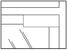 Conventional magnetic lock housing on the same frame