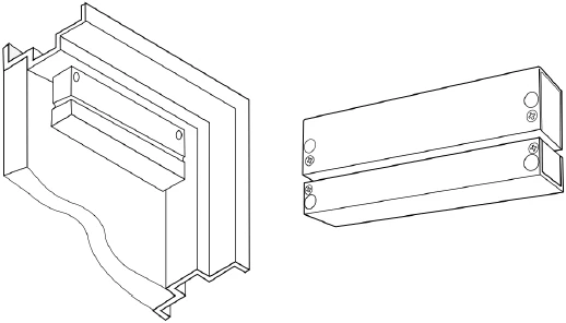 HiShear 1561SV surface mounted on the push side of an outswing door