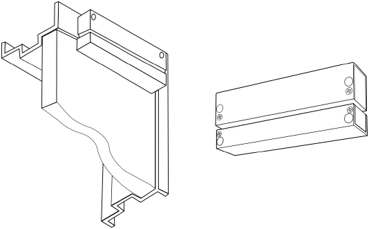 HiShear 1561TJV top jamb mounted on the pull side of an inswing door
