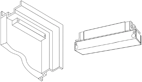 HiShear 1562SCV with the magnet concealed in the door top rail