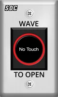 Touchless wave-to-open switch