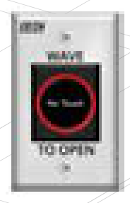 Touchless wave-to-open switch