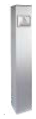 ADA bollard post